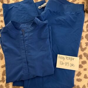 Figs Women's Blue Scrub Set